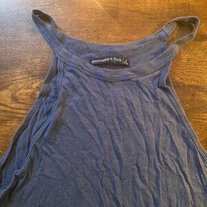 Racerback Abercrombie & Fitch Tank Top - Navy - Size S